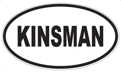 KINSMAN - Oval Magnet