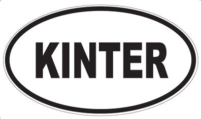 KINTER - Oval Magnet