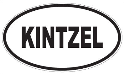 KINTZEL - Oval Magnet