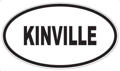 KINVILLE - Oval Magnet