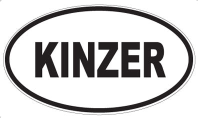 KINZER - Oval Magnet