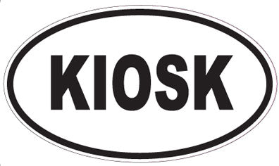 KIOSK - Oval Magnet