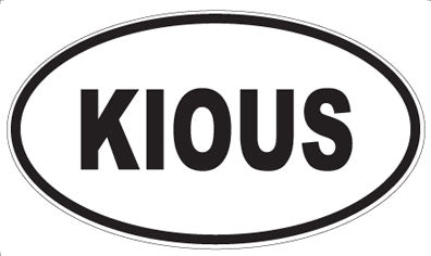 KIOUS - Oval Magnet