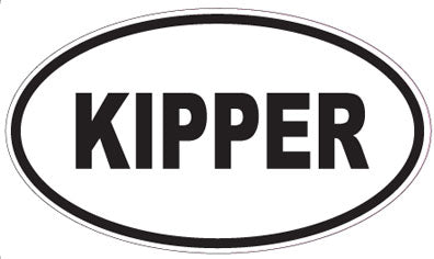 KIPPER - Oval Sticker