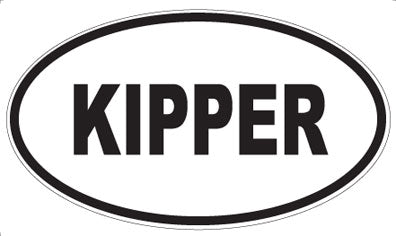 KIPPER - Oval Magnet