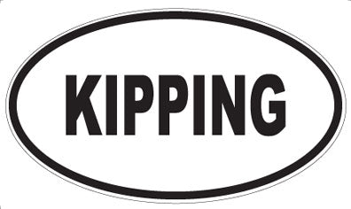KIPPING - Oval Magnet