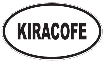 KIRACOFE - Oval Magnet