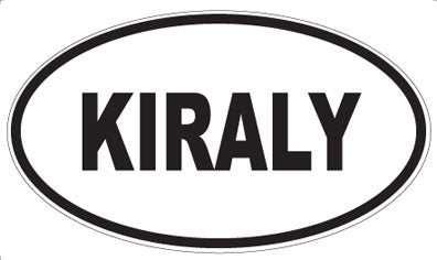 KIRALY - Oval Magnet