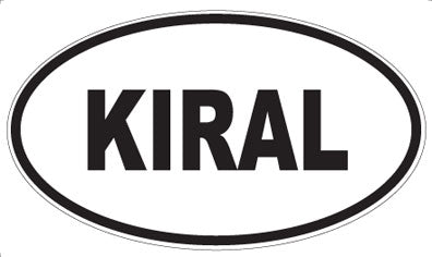 KIRAL - Oval Magnet