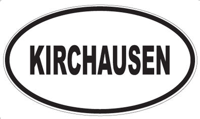 KIRCHAUSEN - Oval Magnet