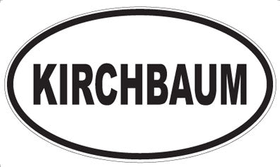 KIRCHBAUM - Oval Magnet