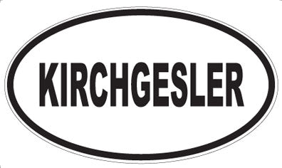 KIRCHGESLER - Oval Magnet