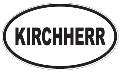 KIRCHHERR - Oval Magnet