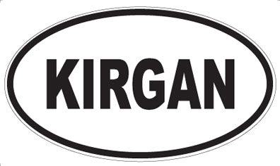 KIRGAN - Oval Magnet
