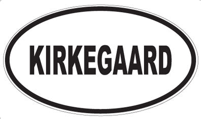 KIRKEGAARD - Oval Magnet