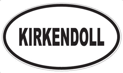 KIRKENDOLL - Oval Magnet