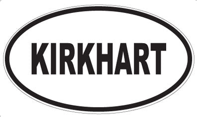 KIRKHART - Oval Magnet