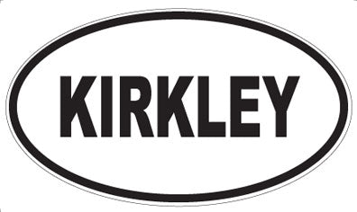 KIRKLEY - Oval Magnet