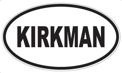 KIRKMAN - Oval Magnet