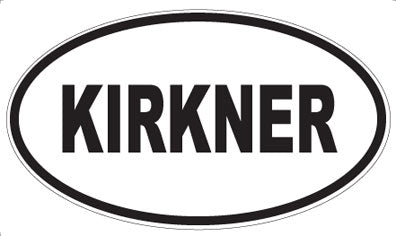 KIRKNER - Oval Magnet