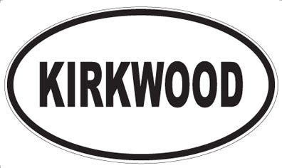 KIRKWOOD - Oval Magnet