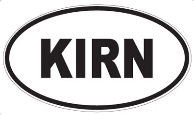 KIRN - Oval Magnet
