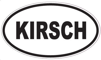 KIRSCH - Oval Sticker