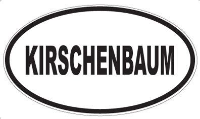 KIRSCHENBAUM - Oval Magnet