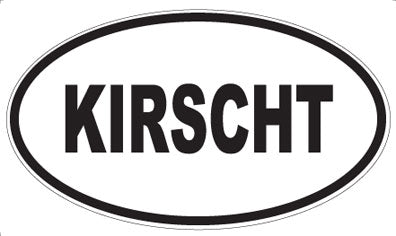 KIRSCHT - Oval Magnet