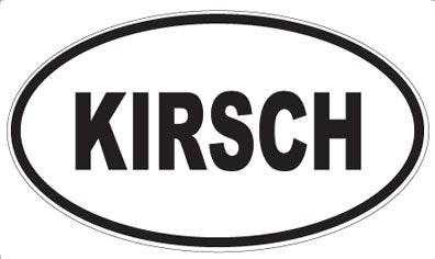 KIRSCH - Oval Magnet