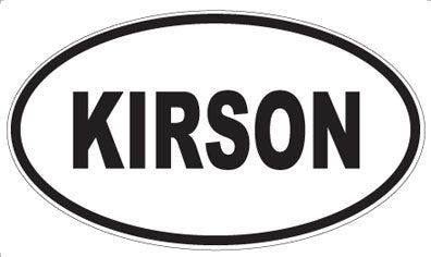KIRSON - Oval Magnet