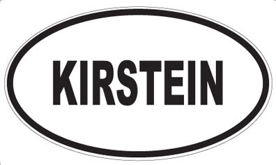 KIRSTEIN - Oval Magnet