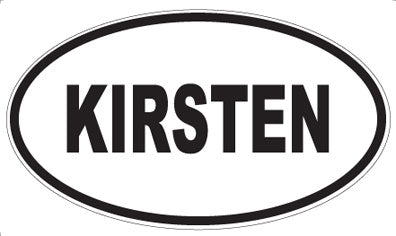 KIRSTEN - Oval Magnet