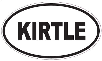 KIRTLE - Oval Sticker