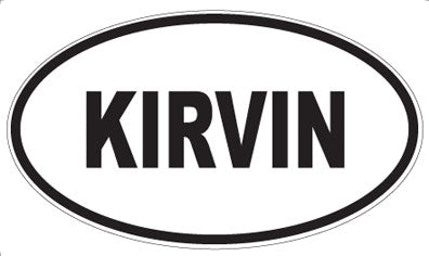 KIRVIN - Oval Magnet