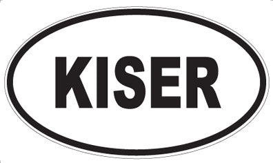 KISER - Oval Magnet