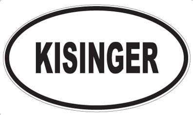 KISINGER - Oval Magnet