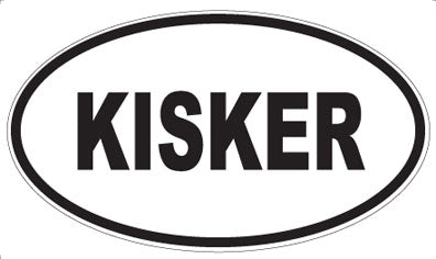 KISKER - Oval Magnet