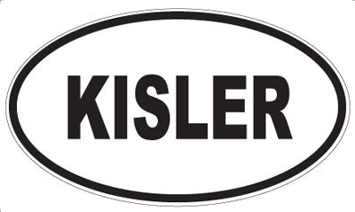 KISLER - Oval Magnet