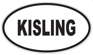 KISLING - Oval Magnet