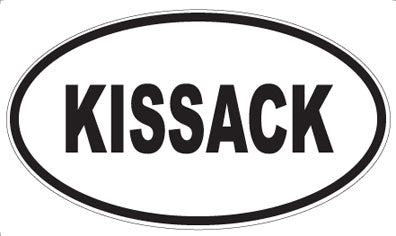 KISSACK - Oval Magnet