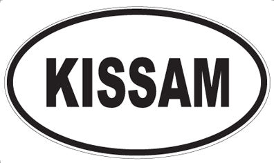 KISSAM - Oval Magnet