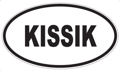 KISSIK - Oval Magnet