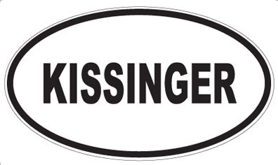 KISSINGER - Oval Magnet