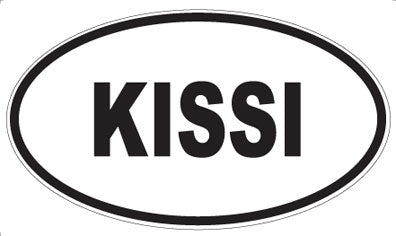 KISSI - Oval Magnet