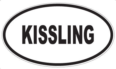 KISSLING - Oval Magnet