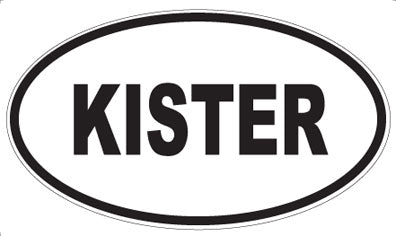 KISTER - Oval Magnet