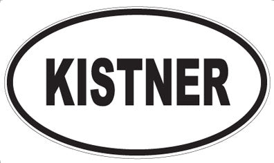 KISTNER - Oval Magnet