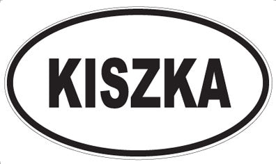 KISZKA - Oval Magnet