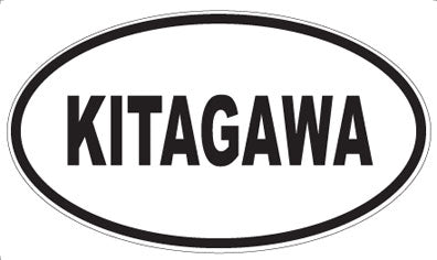 KITAGAWA - Oval Sticker